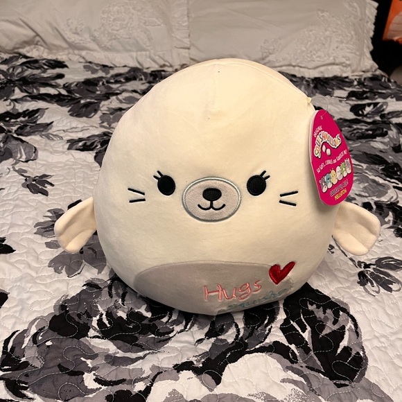 seal valentines day squishmallow